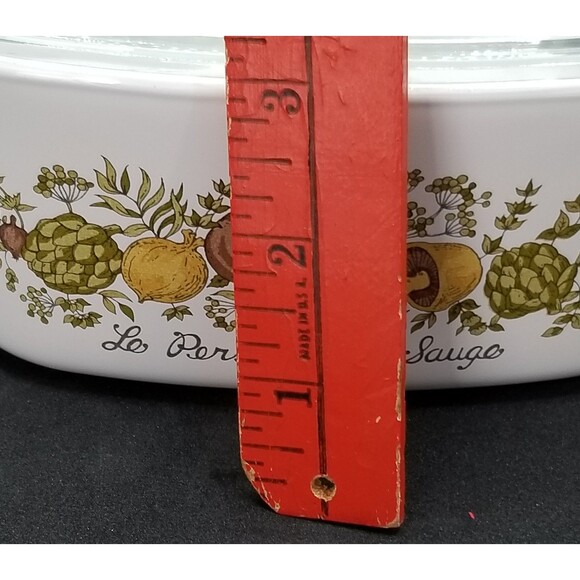 Corning Ware Spice of Like Le Persil La Sauge 1.5 Quart with lid vintage - Picture 10 of 11